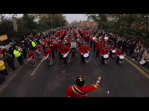 The Brentwood Imperial Youth Band were once again deeply honoured and privileged to lead the parade to and from the war memorial for the annual Remembrance Day service.  This year, Lord Lieutenant of Essex, Jennifer Tolhurst, led the wreath laying.  There were 90 members on parade with the majority under 15 years of age.  It was the first Brentwood Ceremony for 9 musicians.

The Band is proud to keep the Polar Bear of the 49th West Riding Division alive and recently attended the 80th Anniversary events in Roosendaal, The Netherlands which they liberated on 30th October 1944.